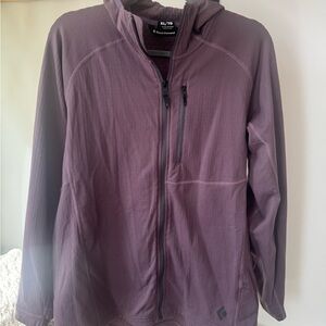 Black Diamond Purple Hooded Jacket